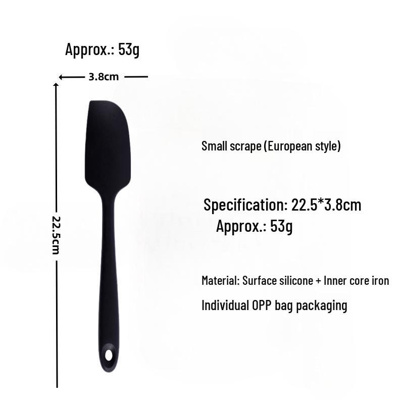 Silicone Spatula Set: Heat-Resistant, One-Piece Scrapers for Mixing & Baking (Small & Large Sizes)