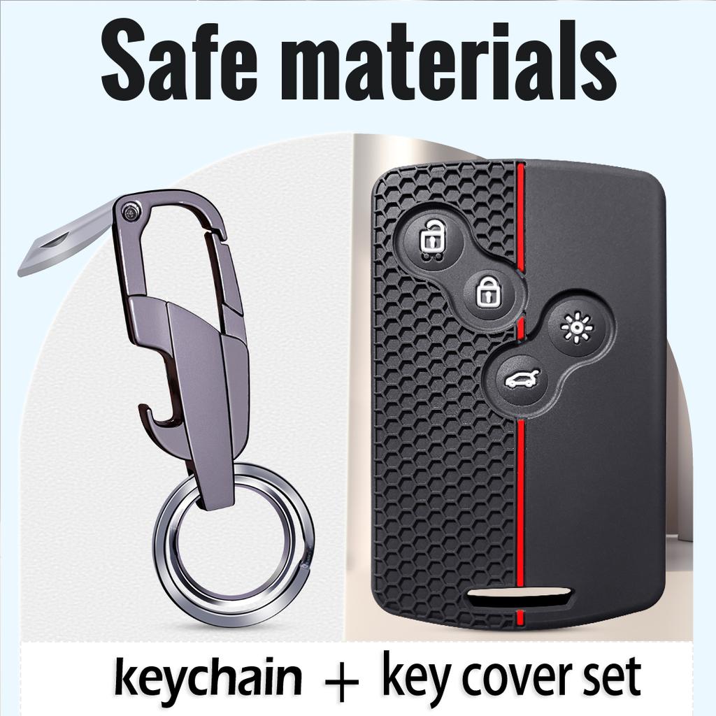Carbon Fiber TPU Car Key Cover Case Shell for Hyundai Tucson Creta Ix25 I10 I20 I30 Verna Mistra Elantra Santa Fe 2015-2018