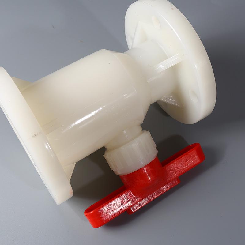 Q41F-10F Flanged PVDF Ball Valve, Integral Design, Sizes DN40-100
