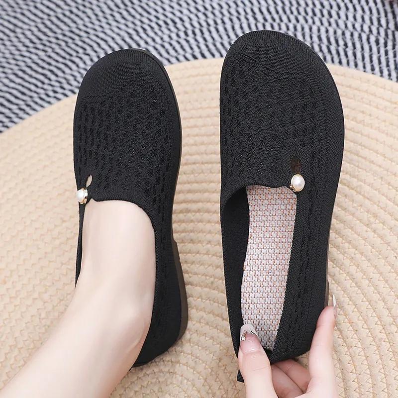 Zapatos De Mujer Women High Quality Anti Skid Multi Color Mom Flat Loafers Sapatos Femininas Lady Classic Round Toe Shoes Ga249
