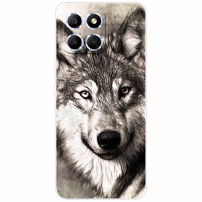 Soft Case For Honor X6 2022 Covers Para Silicon Print Marble TPU Clear Phone Coque for Huawei Honor X6 4G Transparent Bumper X 6