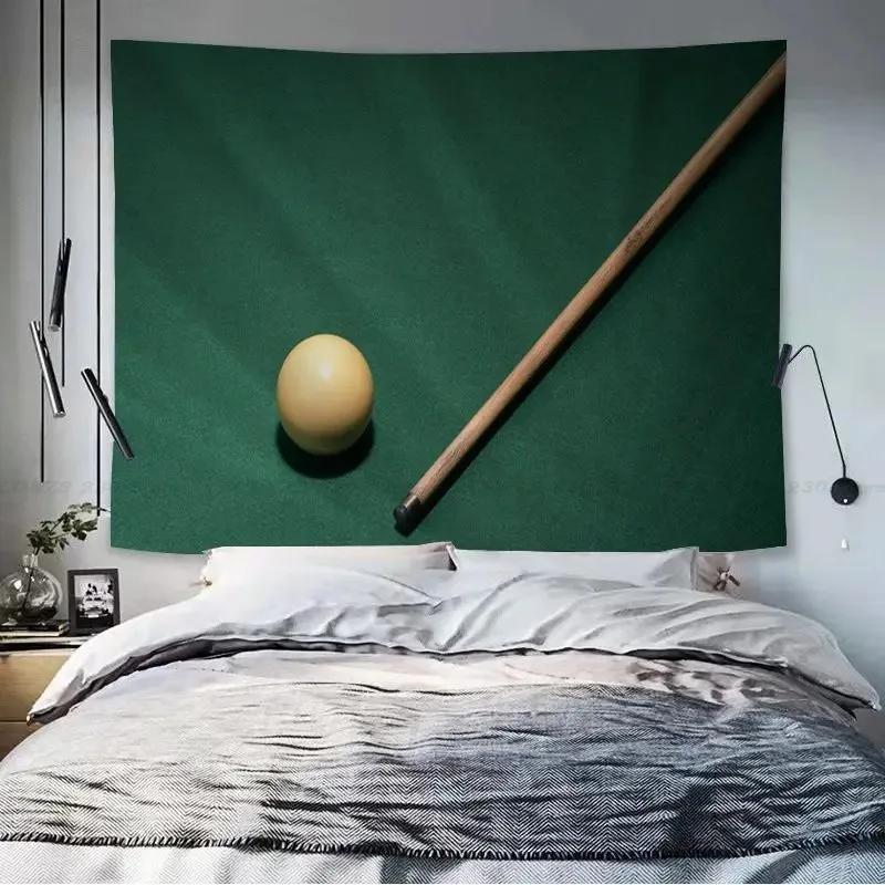 

Бильярд Анимация Гобелен Офис Гостиная Гобелен Домашний Декор Стены Гобелен 100x75cm
