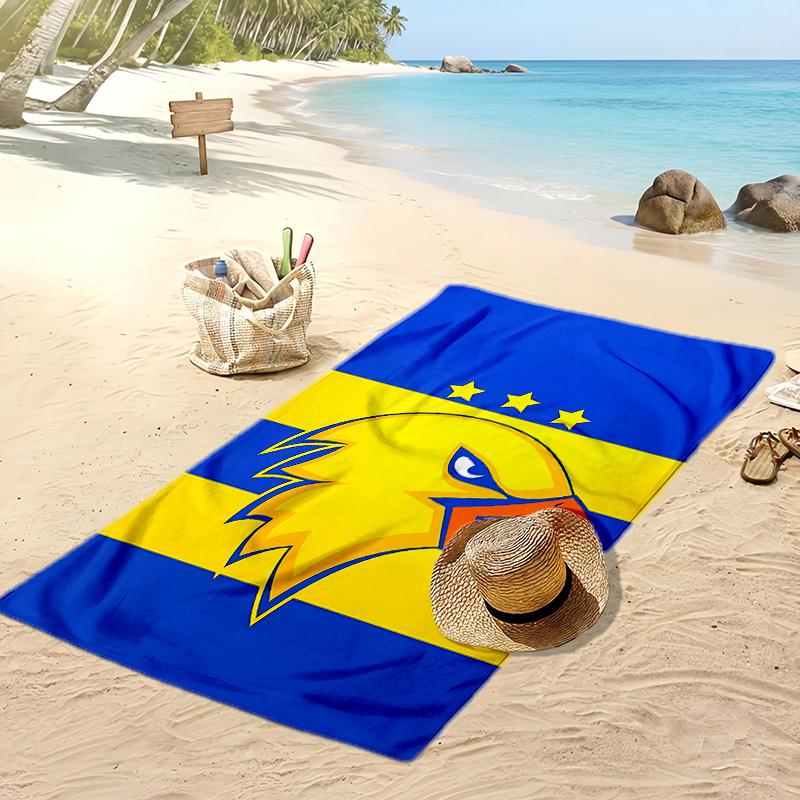 Fenerbahce Printed Quick Dry Beach Towel Super Absorbent Soft Lightweight Bath Towel for Pool Summer Travel