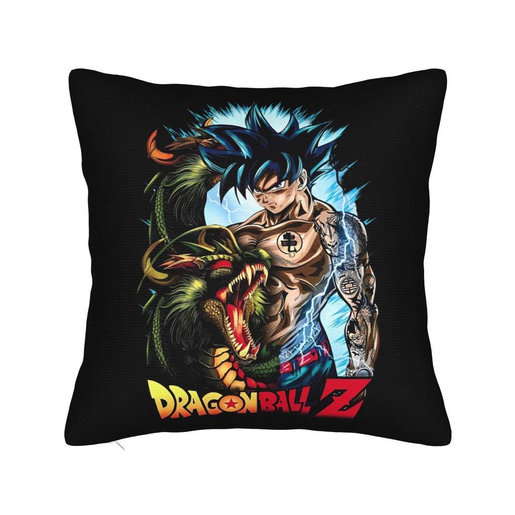 Anime Dragon Ball Square Pillow Cases Cushion Cover Funny Zippered Decor Pillowcase for Bed 4545cm