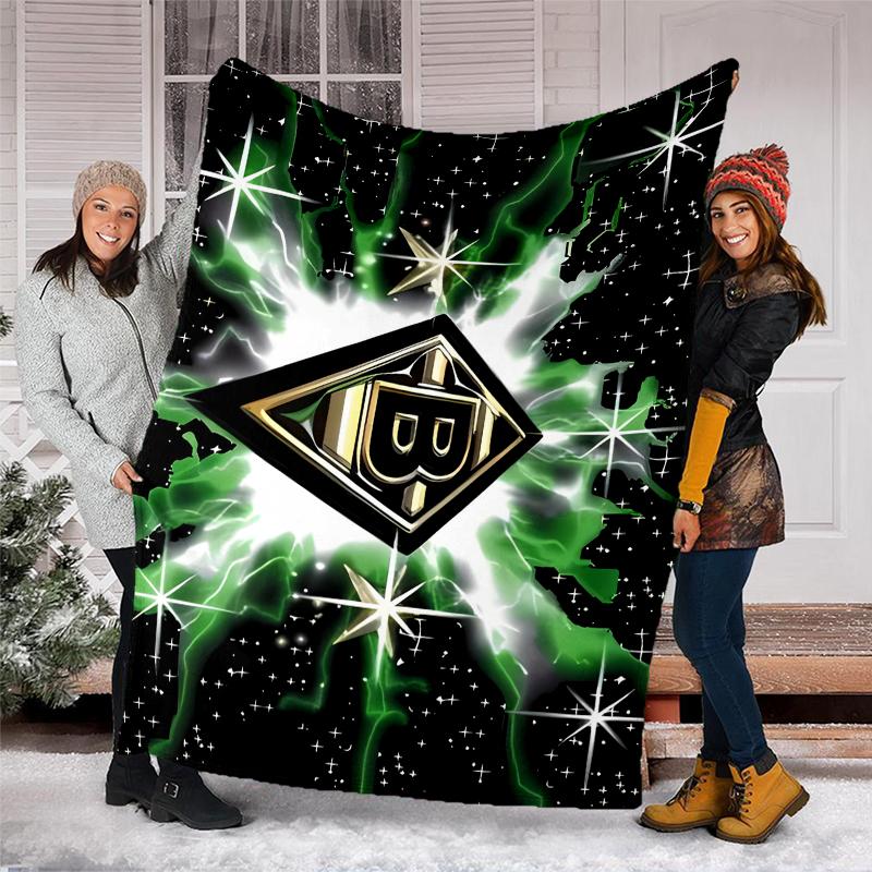 Borussia Monchengladbach Logo Printed Throw Blanket—soft,warm;versatile Blanket for All Seasons—perfect As &air-conditioning Throw,nap Blanket