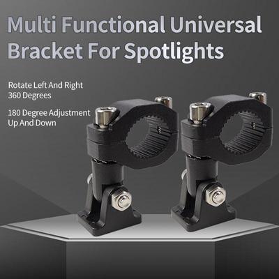 Motorrad-LED-Scheinwerfer-Scheinwerfer-Schellen-Halterung Rohrhalterung für Motorrad-Nebellicht-Hilfslampenhalter Motos-Zubehör