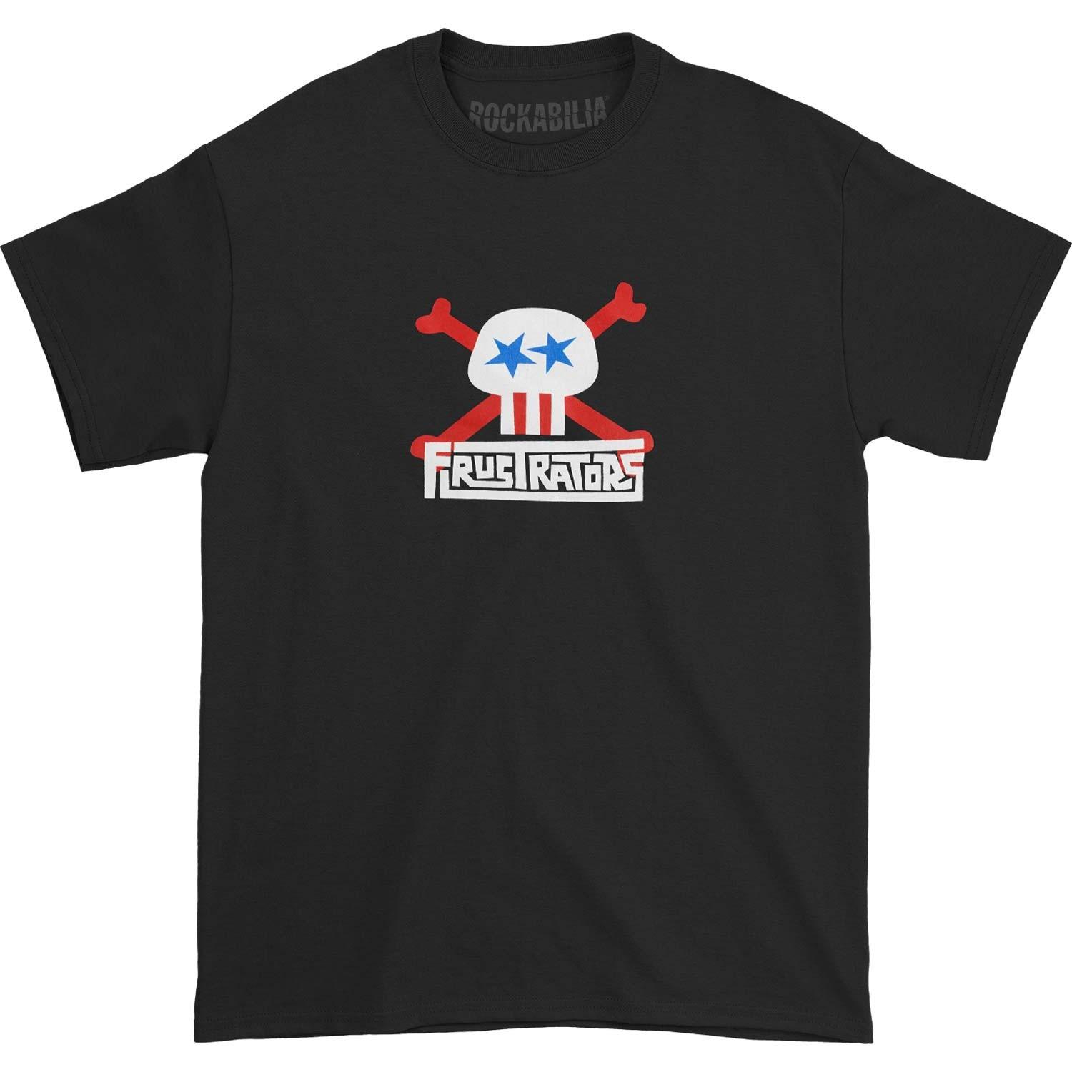 Men s Frustrators Skull Logo T-shirt X-Large Black 4XL