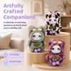 Vinyl Face Stuffed Animal Bag Charm Cute Stuffed Kawaii Plush Pendant  Gift For Women