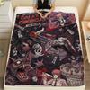 Chainsaw Man characterPrint Flannel Blanket, High quality Comfortable for All Seasons, Home Decor, Warmth and Comfort