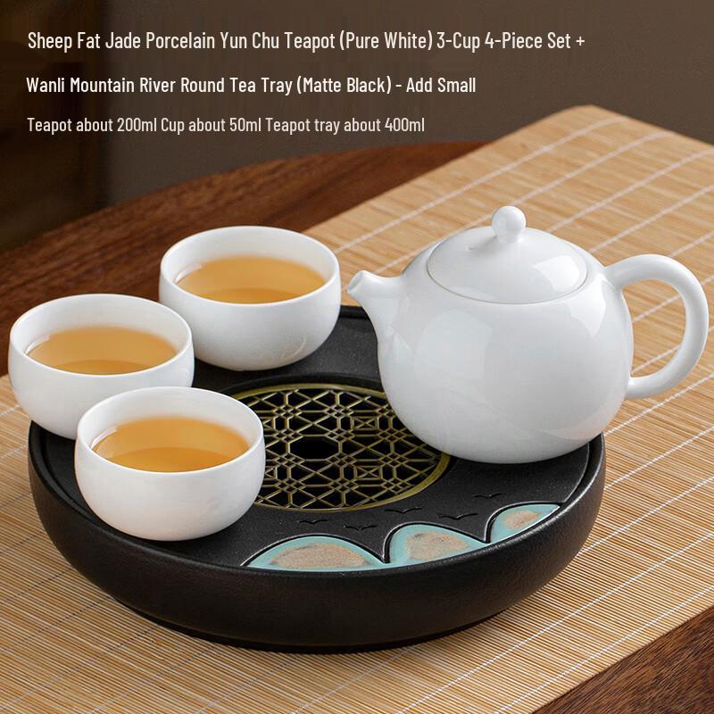 Laino Cloud Teapot and Tea Tray Set