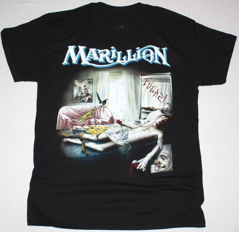 

MARILLION FUGAZI Футболка Черная Мужская S-234XL A378 M