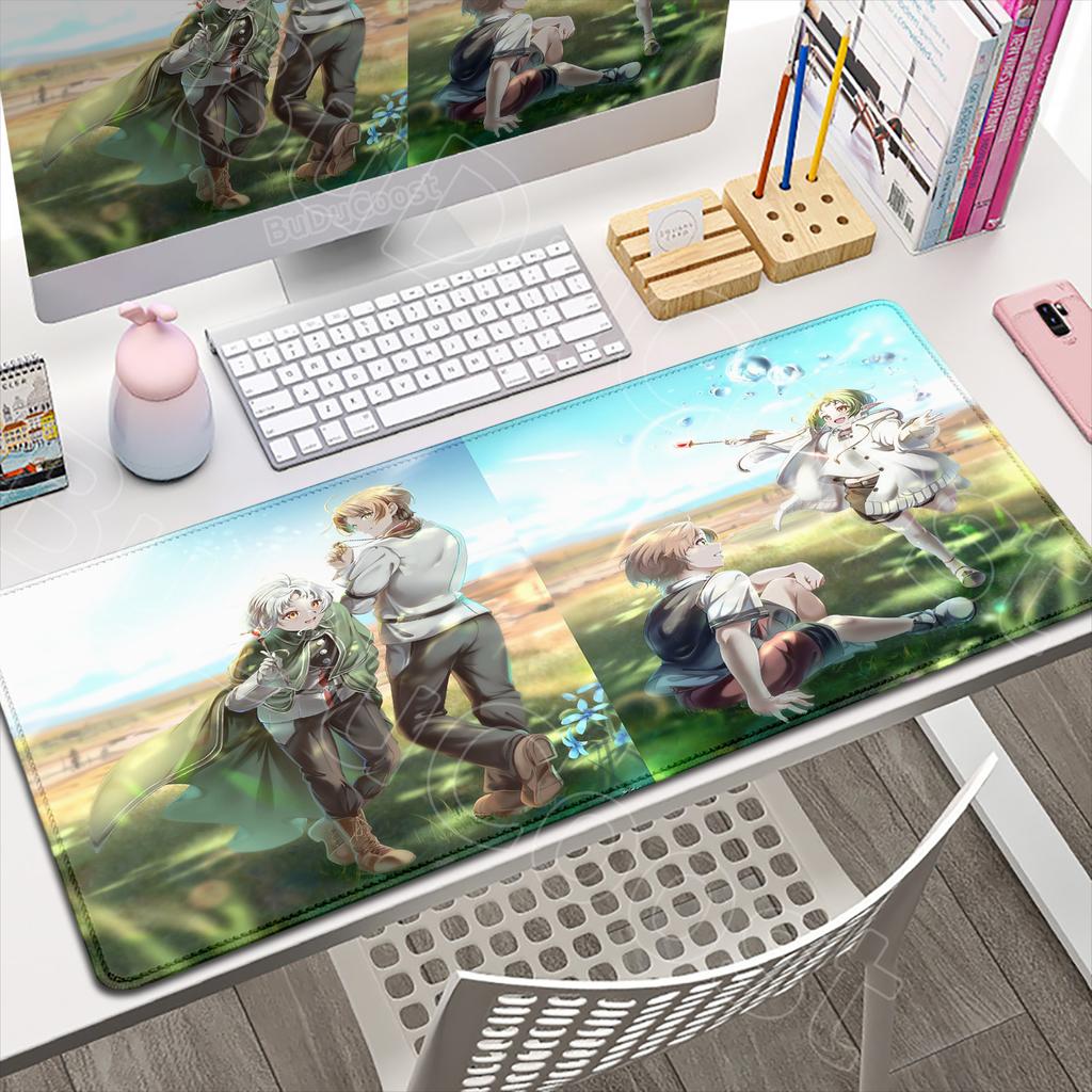Mushoku Tensei Jobless Reincarnation Anime Mousepad Grande Gaming Roxy Mouse Pad PC Laptop XXL Tastiera Computer Tablet Tappetini da Scrivania