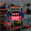 X-STYLE Side Marker LED 24V Red 4 Row LED Truck Marker Lamp Trailer