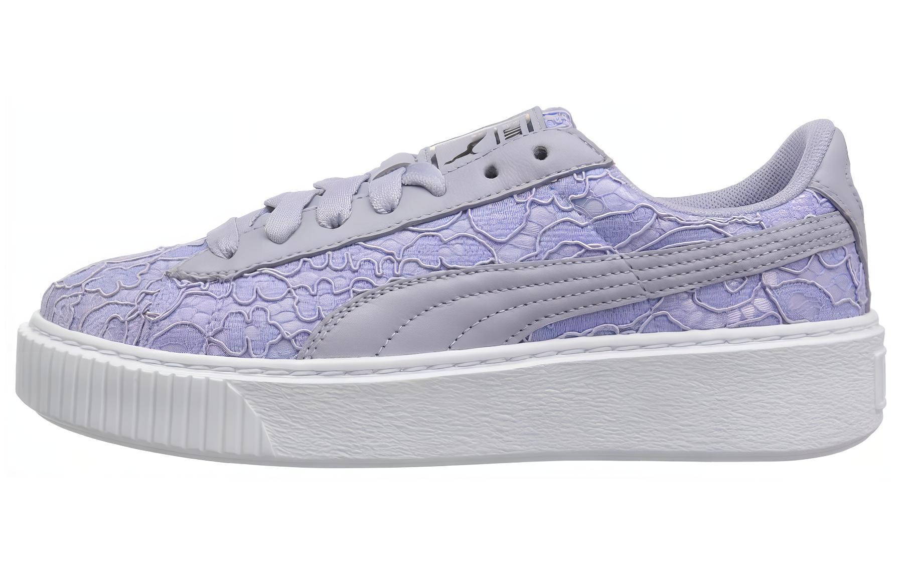 PUMA Basket Platform Fo Blue Lace Up Icelandic Blue Women s 364091-03 40
