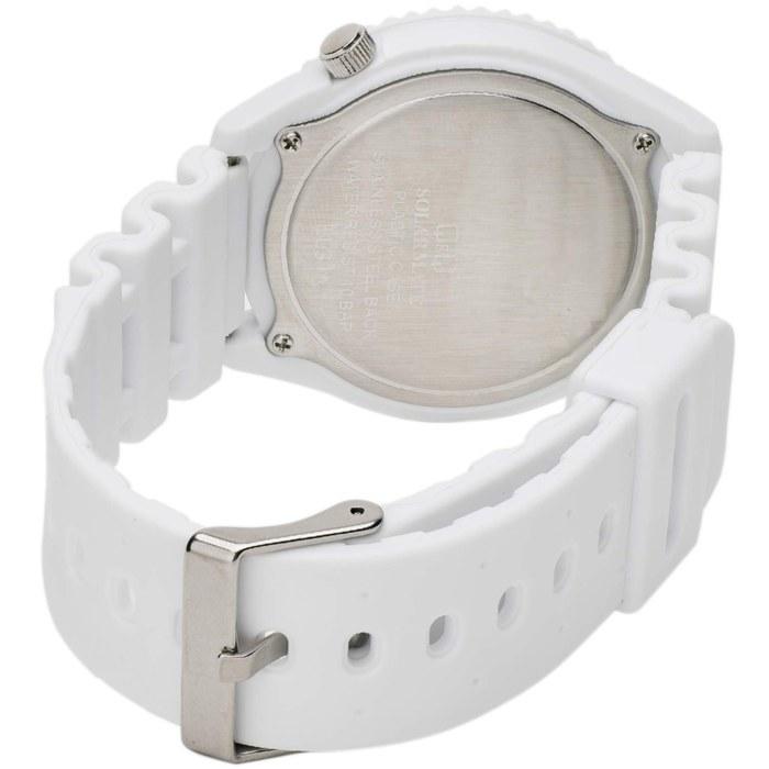 [Citizen Q&Q] Solar Watch 100m Water Resistance Analog White Dial Urethane Band H064-003 Men's White