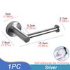 Toilet Paper Holder Wall Mounted Towel Holder For Kitchen Stainless Steel Cabinet Paper Roll Storage Hanger Bathroom Accessories