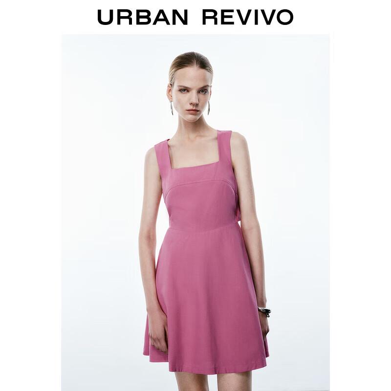 UR 2025 Spring Women s Casual Sweet Hollow Short Dress S