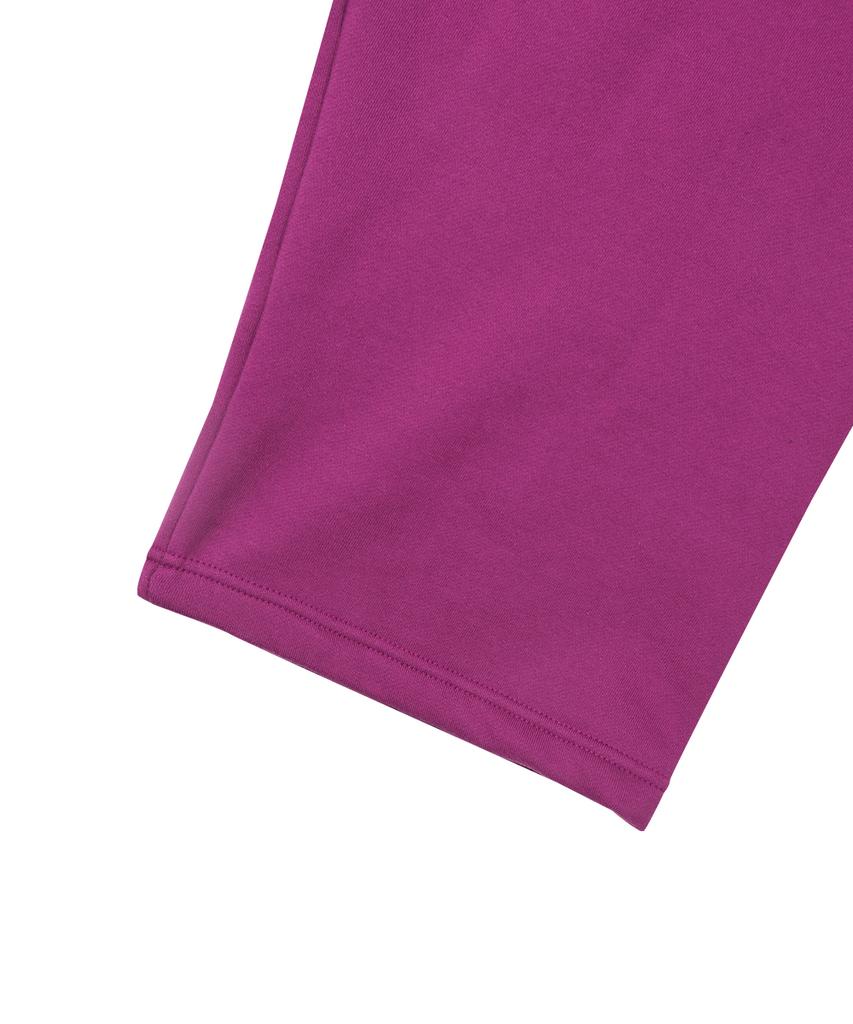 Gainsboro One-Pleat Wide Sweatpants_Magenta