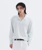 Le Mad Stand Collar Knit - Light Blue
