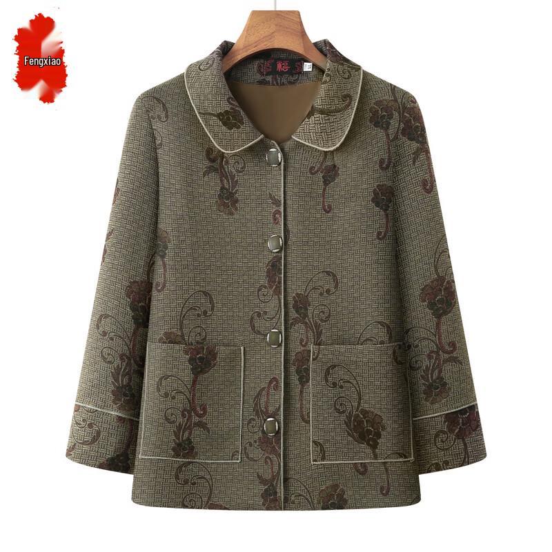 Men s Loose-Fit Floral Long Sleeve Shirt XL