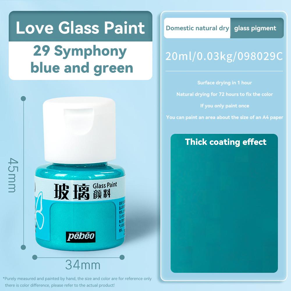 Creative 20ml Acrylic Paints Rich Color Waterproof Glass Pigments Tube For Painting Supplies Artist Drawing Art DIY Crafts