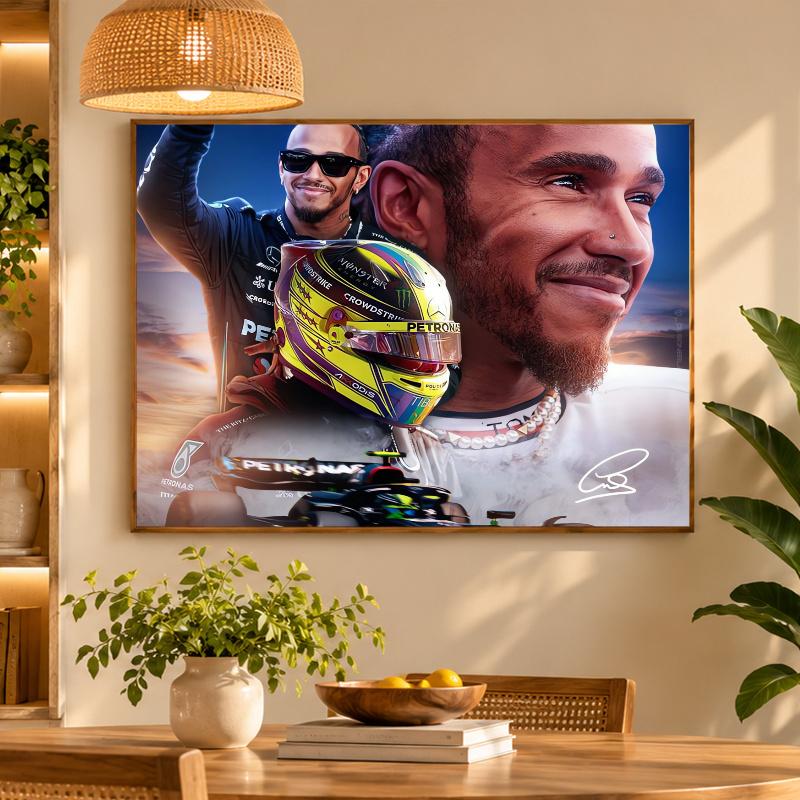5D Diamond Painting Lewis Hamilton DIY Full Drill Diamond Art Kit Home Decoration