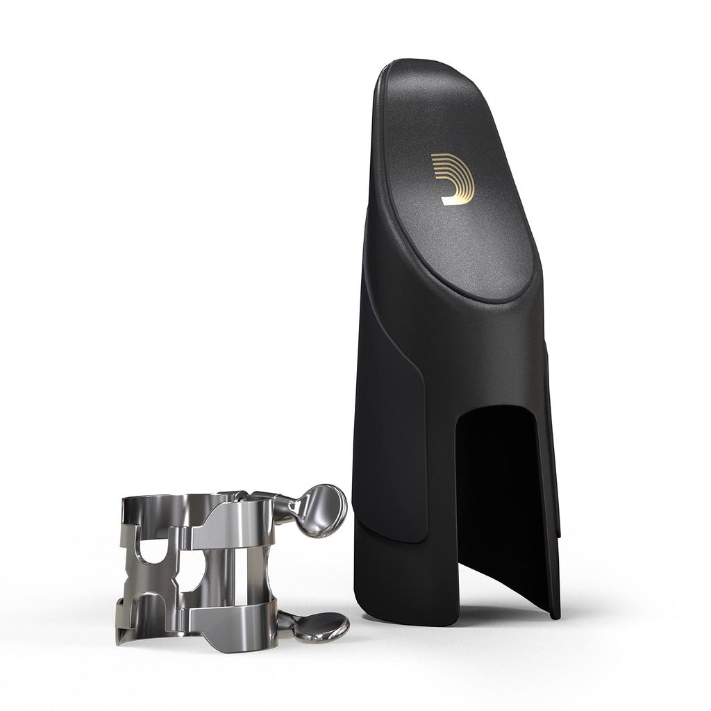 WoodWinds Ligature Cap for Alto Saxophone HAS1S Silver Plate D'Addario D'Addario & H-Ligature []