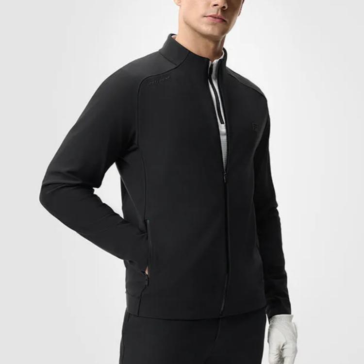 New FILA Knitted Fabric Long-Sleeved Coat Men's A11M515502FBK