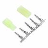 5 Pairs of Mini Tamiya Connectors, Tamiya Mini Plug Male and Female EL Connectors, Tamiya Plug Battery Tweezers Kit for Electric Guns