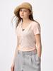 SofT Sheer Henley Neck T Os