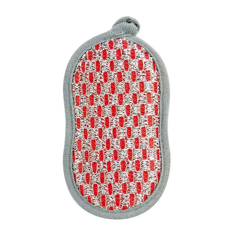 Oil-Repellent Double-Sided Dishwashing Sponge and Pot Scrubber for Kitchen Cleaning
