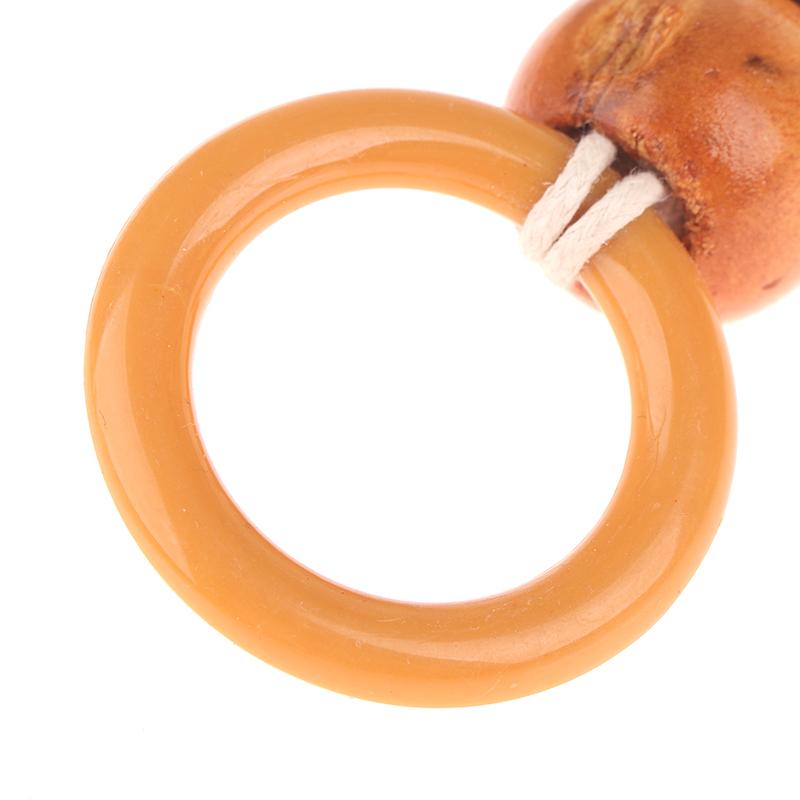 1Pc 10 Colors Wood Beads Purse Handles For Bag Making Purse Straps Wood Beaded Bag Handles Replacement Handbag Handles