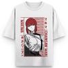 2026 Nowa Gorąca Letnia Koszulka Bawełniana z Graficznym Nadrukiem Chainsaw Man Makima Mężczyźni Kobiety Harajuku Hip Hop Punk Koszulka Bawełniana Gotycka Okrągła Koszulka