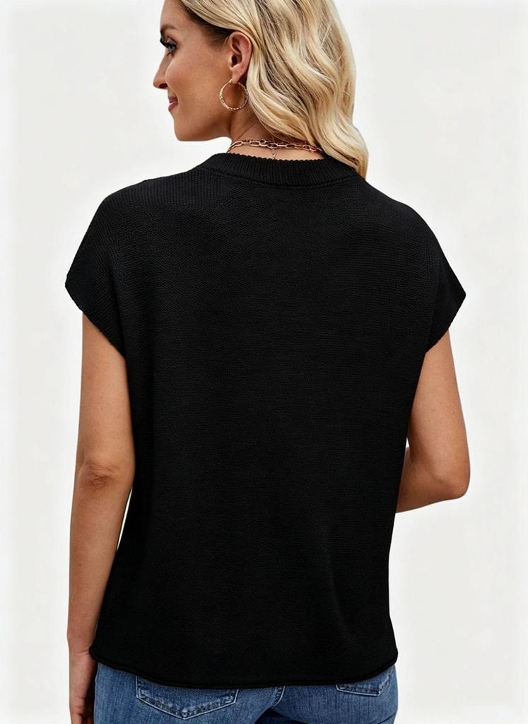 Cross2026 Women's Quick-Dry Versatile Solid Color Slimming Fashion Top - Daily Breathable Commuting Style