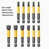 S2 Steel Internal Hex Bit High Hardness Magnetic Screwdriver Bit  for Pneumatic Screwdriver