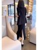Stylish Plus Size Women's Spring OL Suit Jacket & Dress Set