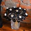 10Pcs Eyeball Design Halloween Eyeball Rose Artificial Fake Flower Bouquet  Halloween Party