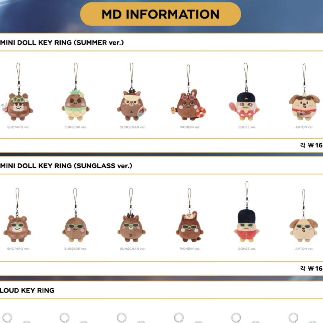 

[USED] RIIZE Eunsuk Seoul Concert Mini Doll Keyring Set
