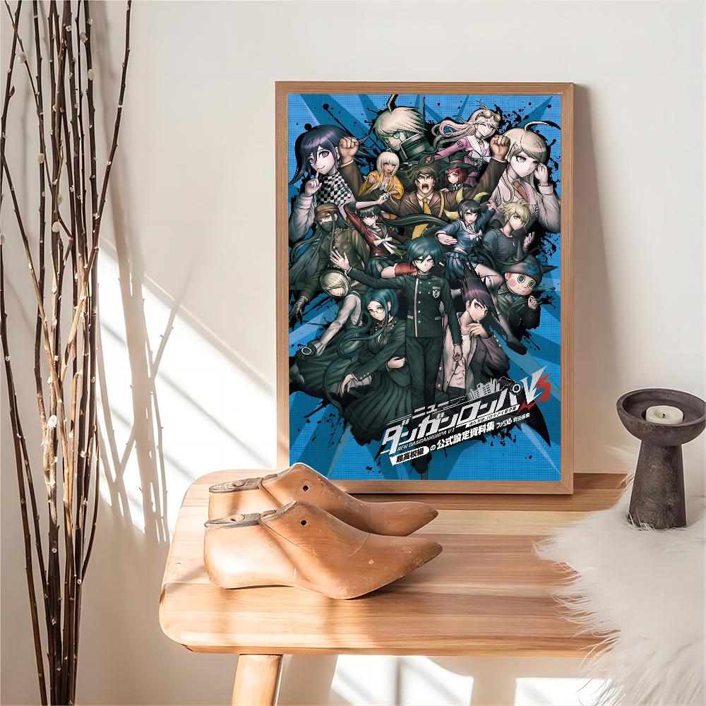 Anime Game Danganronpa Classic Vintage Posters Vintage Room Home Bar Cafe Decor Nordic Home Decor