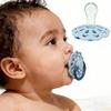 Food Grade Dummy Soother Pacifier Adorable Flower / Bowknot Shaped Pacifier For Newborns Make Of Silicone