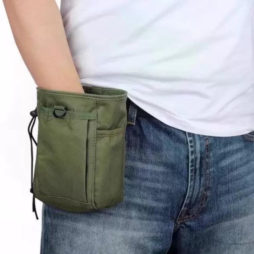 Oxford Drastring Waist Bag Adjustable Utility Belt Waist Fanny Pack Nylon Mobile Phone Pouch  Men