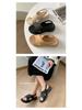 New Fashionable Women’s Solid Color Cross Sandals: Comfortable Non-Slip Soft Sole Summer Casual Slippers