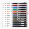 Pentel Energel Gel Ink Ballpoint Knock Silver 10 Pens Pen, Type, 0.7mm, Barrel, BL77-BG, Burgundy,