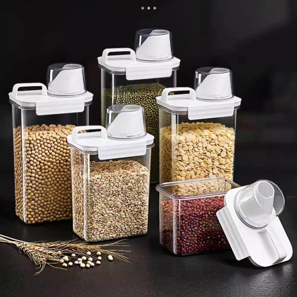 Rice Bucket, Flour Storage Tank, Insect Proof, Moisture-proof, Sealed, Grain Starch, Bean Packaging, Rice, Grains, Miscellaneous Grains Storage Box