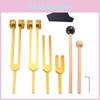 Professional Aluminum Alloy Tuning Forks For Therapy And Music Practice With Hand Polished Finish And Accessories