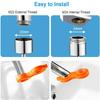 Faucet Bubbler Wrench Water Outlet Aerator Universal Wrench Faucet Nozzle Filter Repair Tool Replacement Disassembly Tool Spanne