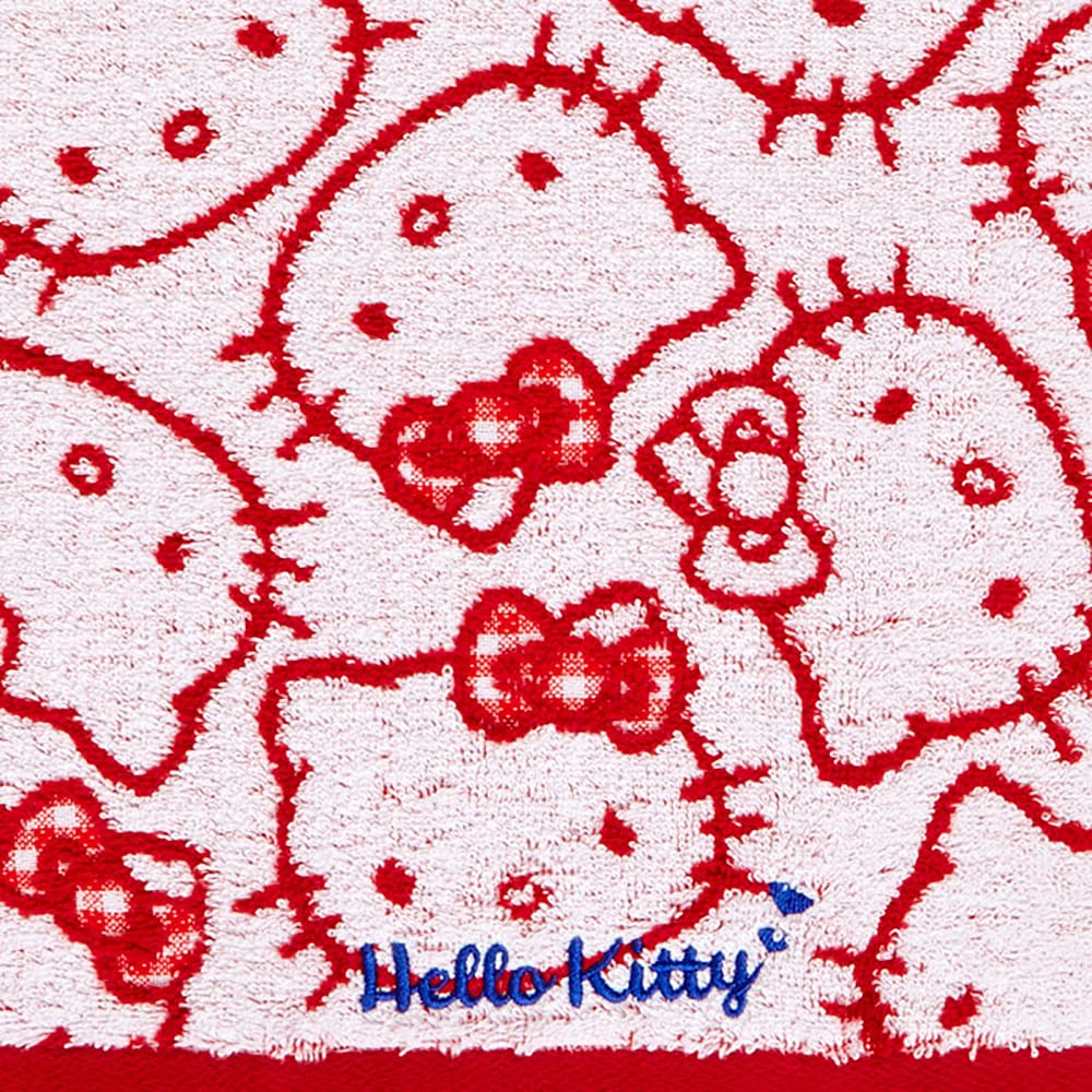Sanrio Hello Kitty Antibacterial and Deodorizing Face Towel 801054 Silver