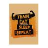 Industrial Style Motivational Gym Poster for Cafe, Bar, and Restaurant Decor