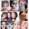 12-Color Body and Face Oil Paint Set for Halloween & Theatrical Performances