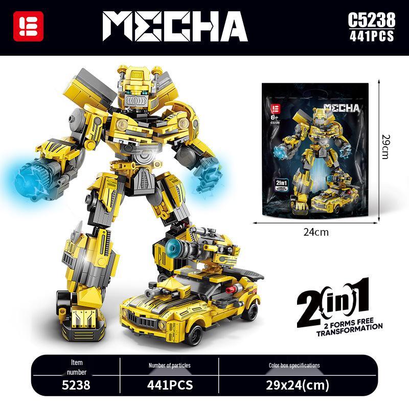 Transforming Mecha Wasp - Children s Educational Building Blocks Toy